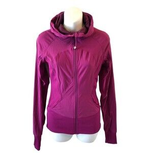 Lululemon Womens Flux Long Sleeve Regal Jacket Plum Size 6